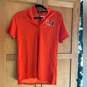 Size medium umiami polo, adidas